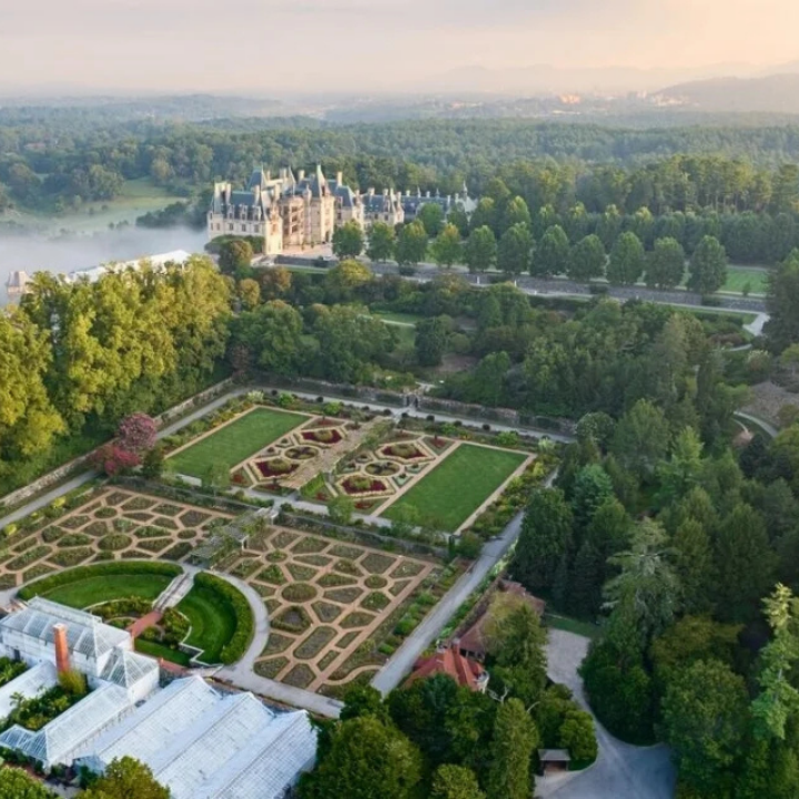 Aerial View of the Museum in Biltmore